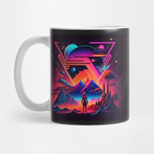 Synthwave astronaut Mug